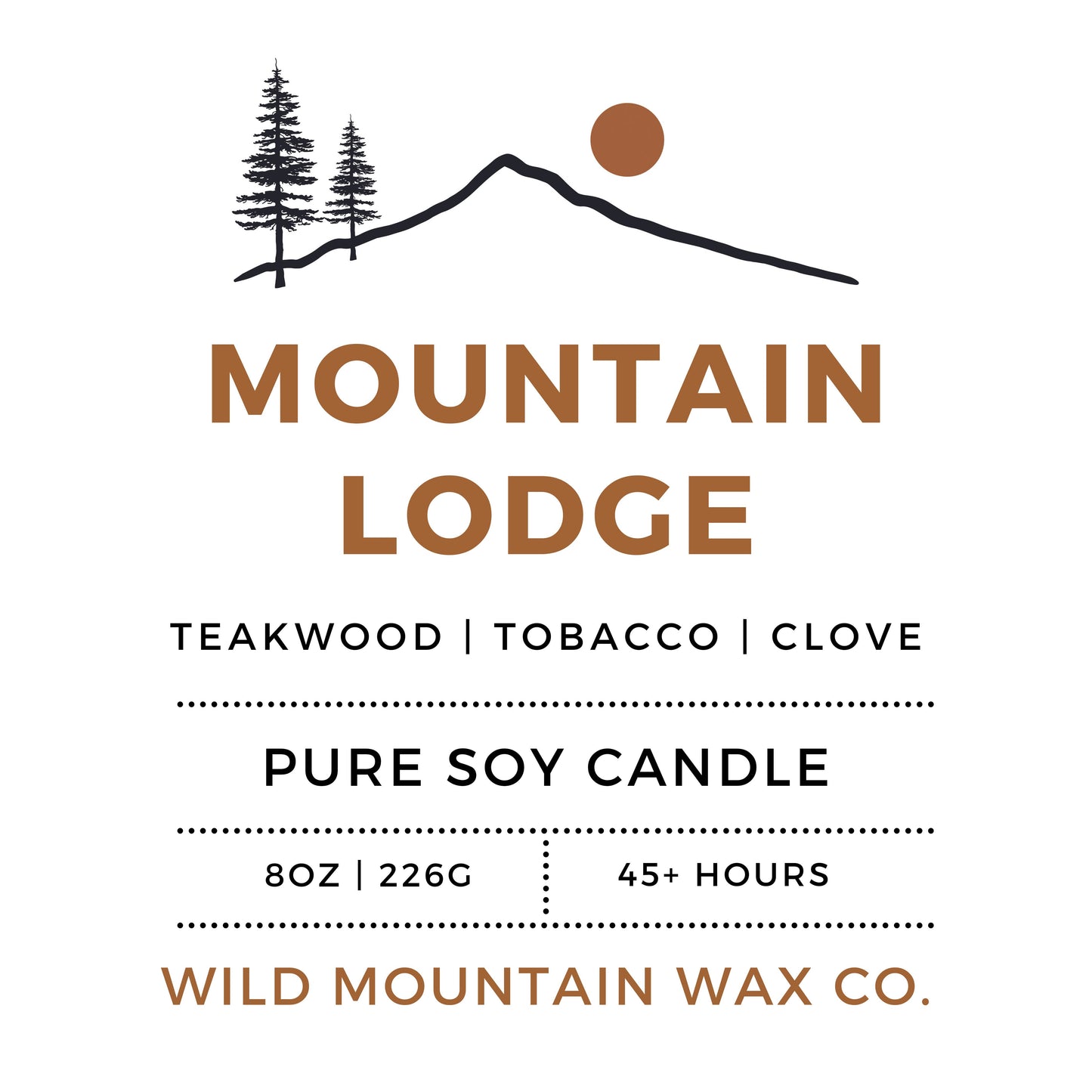 Mountain Lodge | 8oz Soy Candle