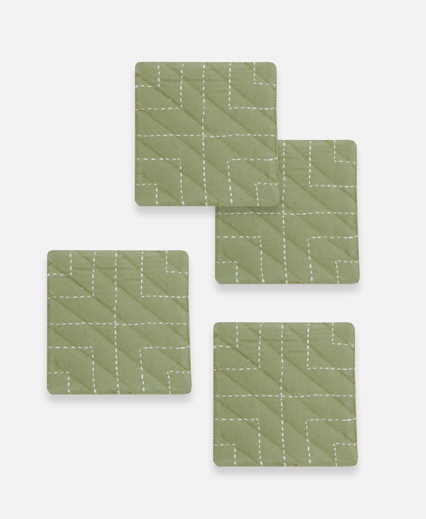 Anchal - Coaster - Set of 4: Sage