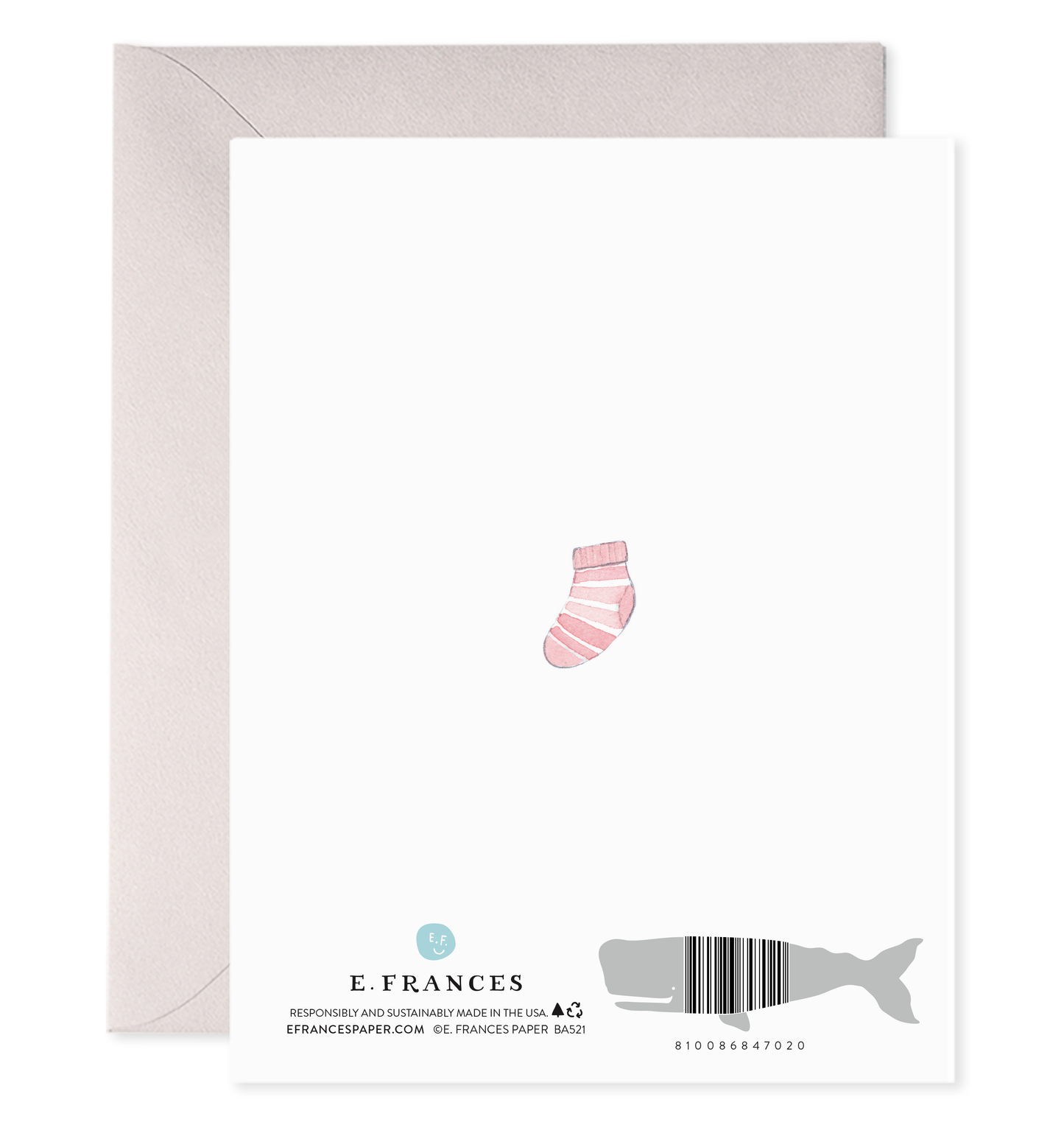 Hi Baby Heart Greeting Card