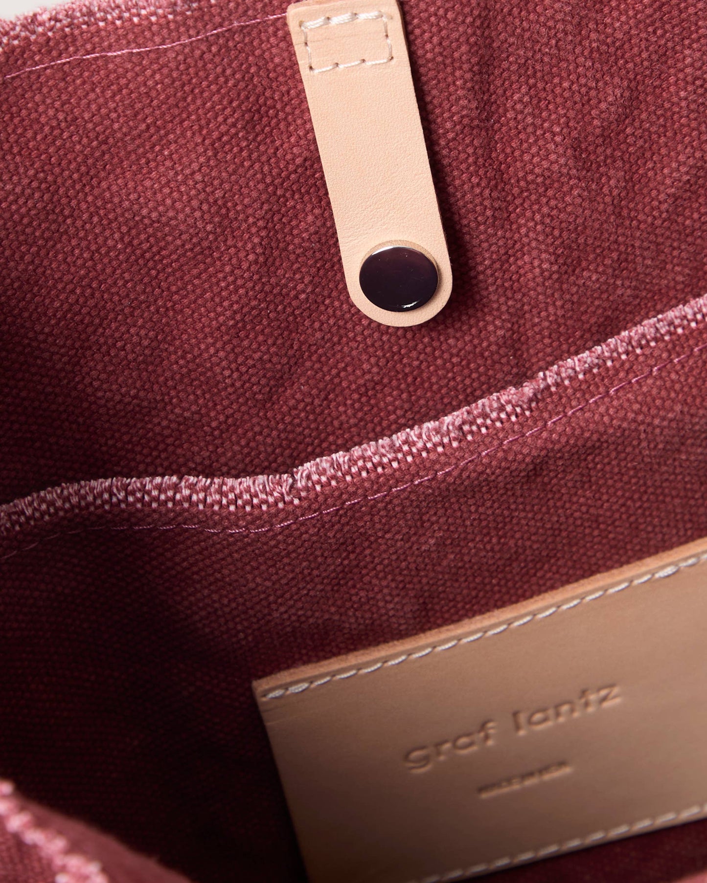 Hana Canvas Boat Bag Plum