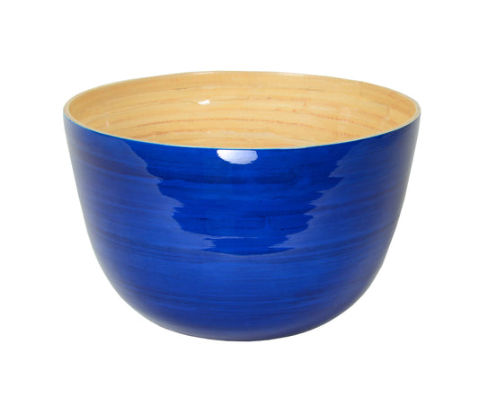 Bamboo Mixing Bowl: Blue