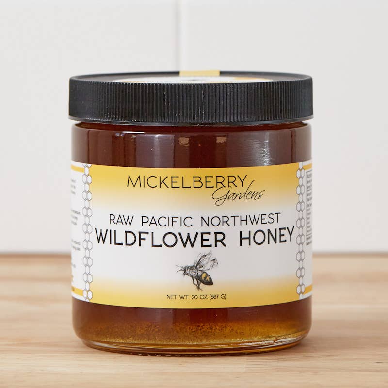 Raw Wildflower Honey: 12oz