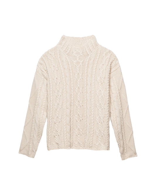 Honest Cotton - Charlie Cable Knit: Cream