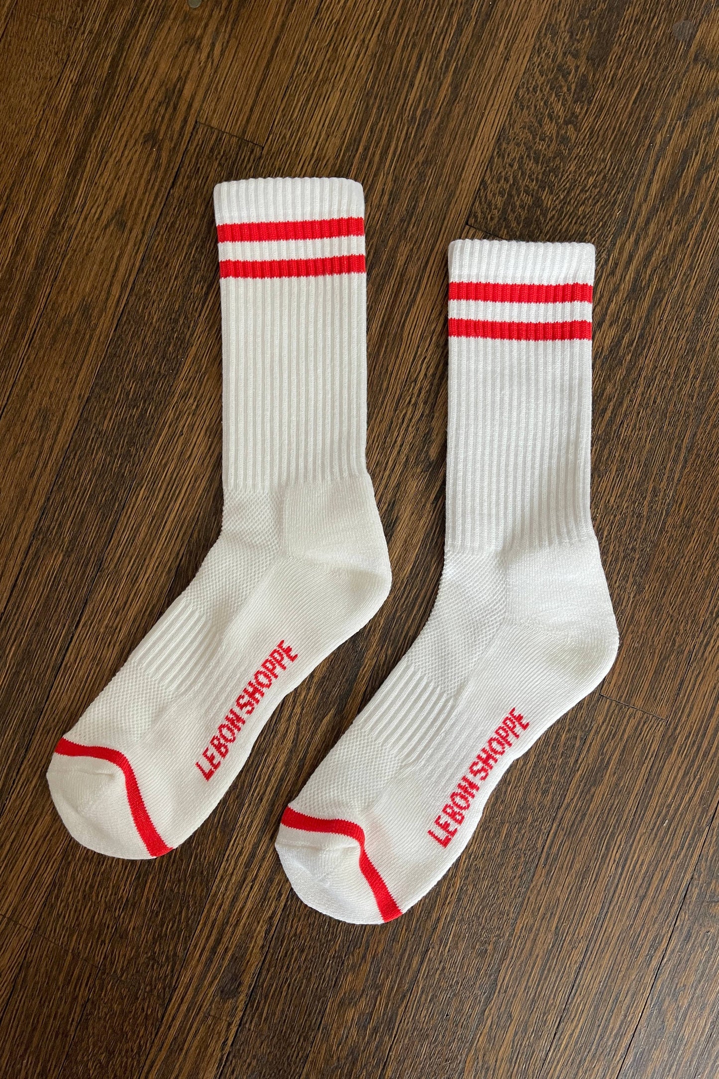 Le Bon Shoppe - Extended Boyfriend Socks: Milk