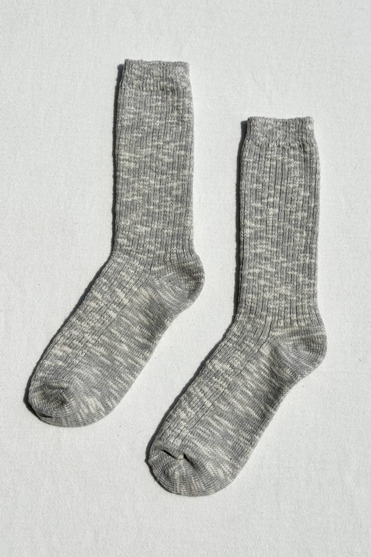 Cottage Socks: Ht.Grey
