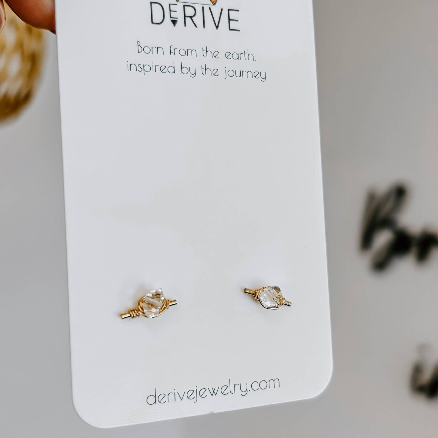 Stardust Post Earrings: 14k Gold Fill