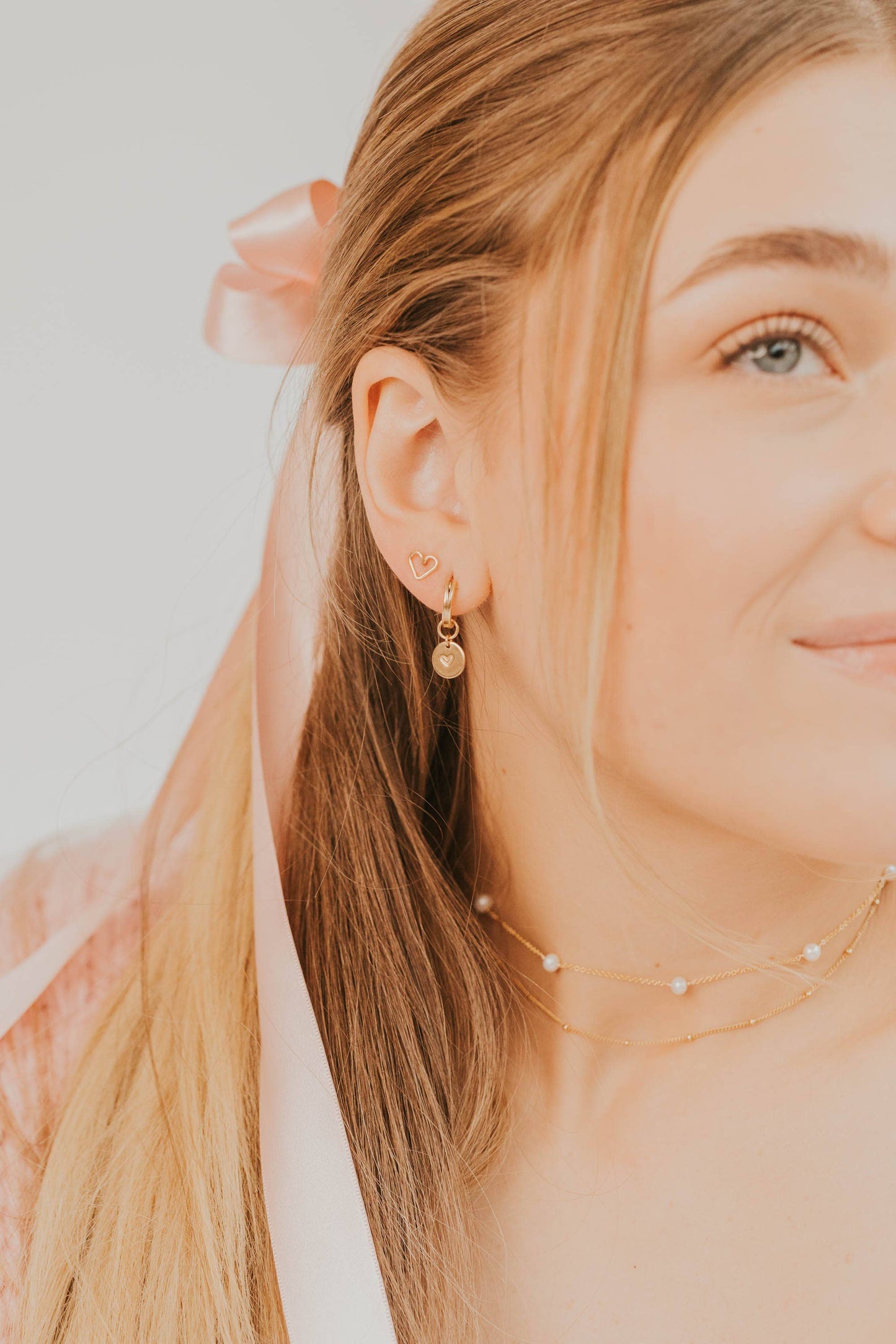 Open Heart Posts | 14kt Gold Fill