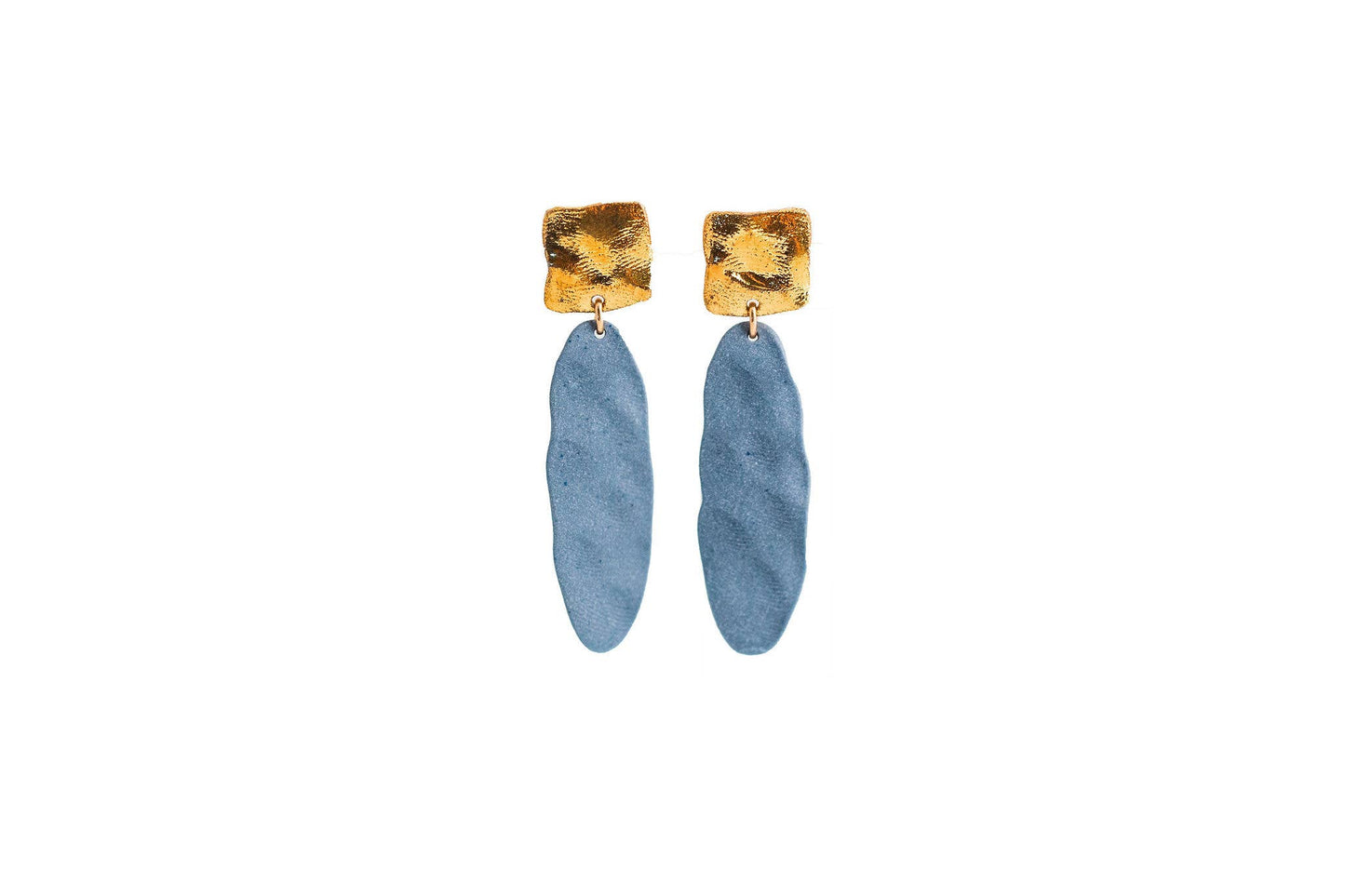Clear Blue Morning Earrings