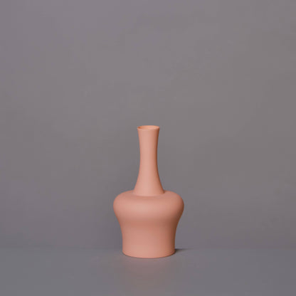 Middle Kingdom - Matte Porcelain Mini Archer Vase: Dusty Pink