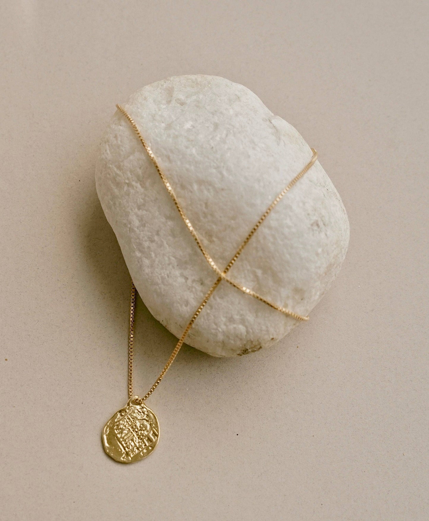Medallion Necklace: 18" / Sterling Silver