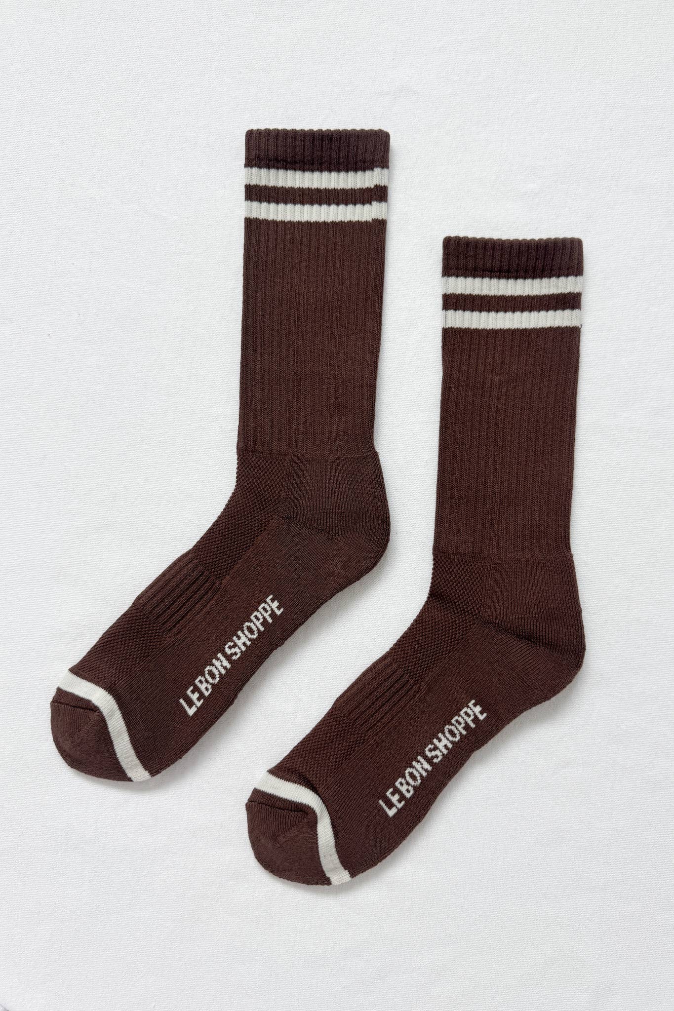 Extended Boyfriend Socks: Oatmeal