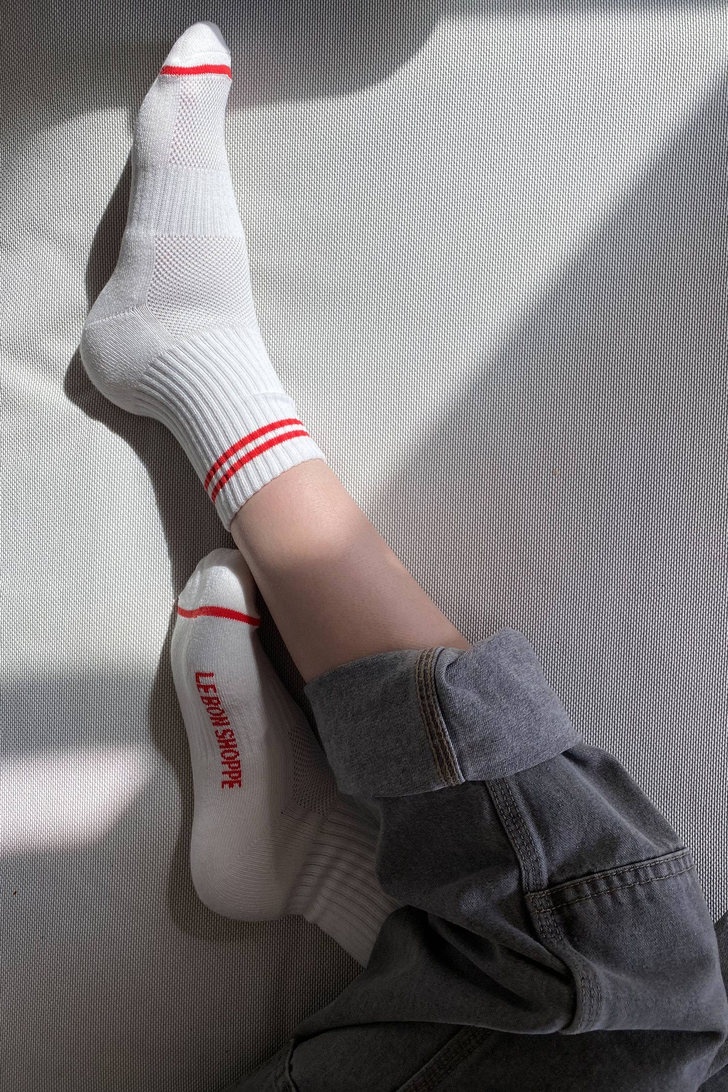 Boyfriend Socks: Cardinal