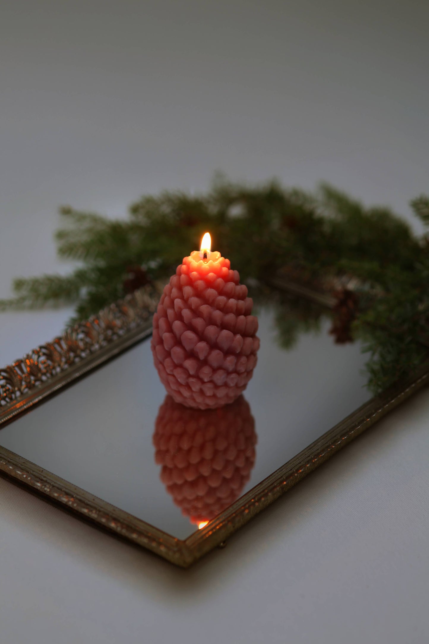 Small Beeswax Pine Cone