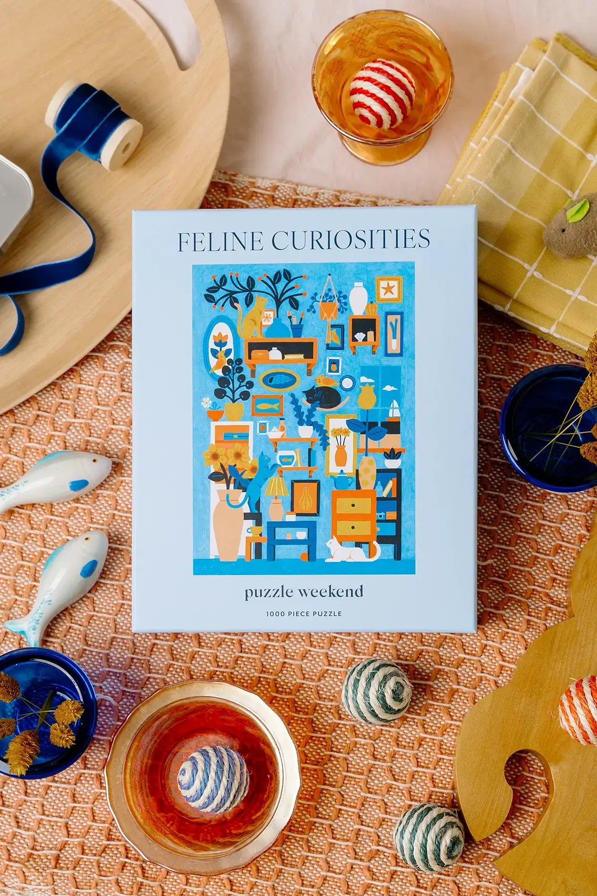 Feline Curiosities 1000 Piece Jigsaw Puzzle