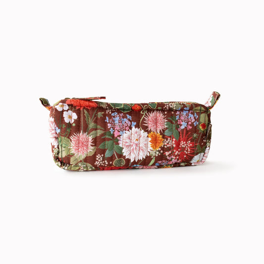 RUSSET | Cotton Quilted Pencil Pouch