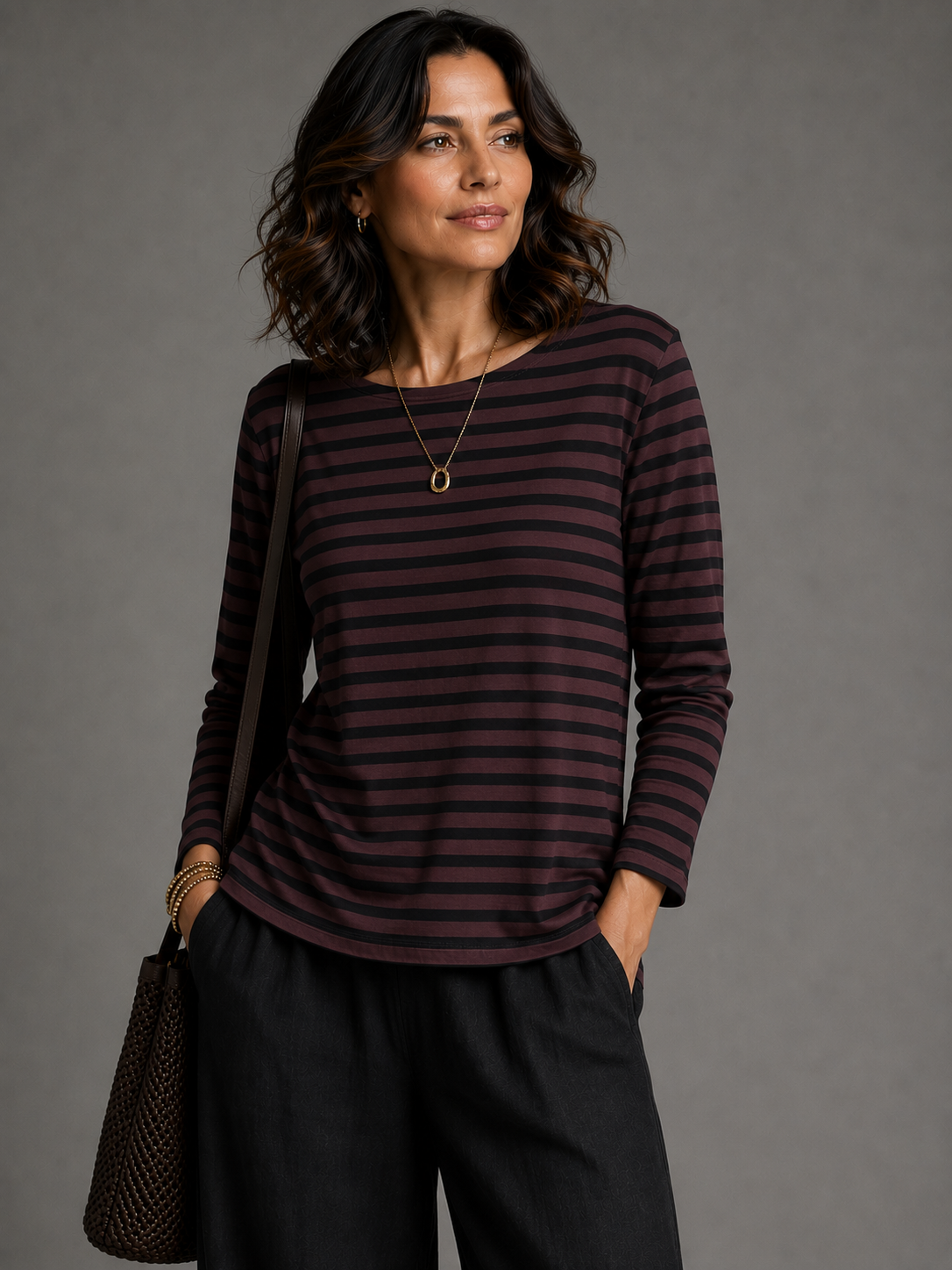 Boatneck Top Cinnabark