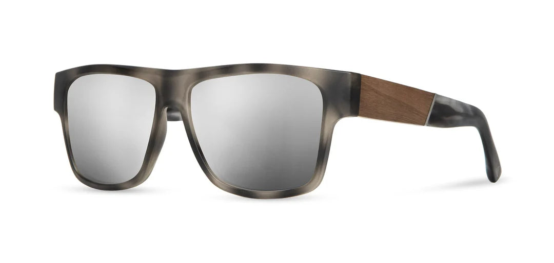 CAMP Cliff Sunglasses - Matte Perl Grey/Walnut