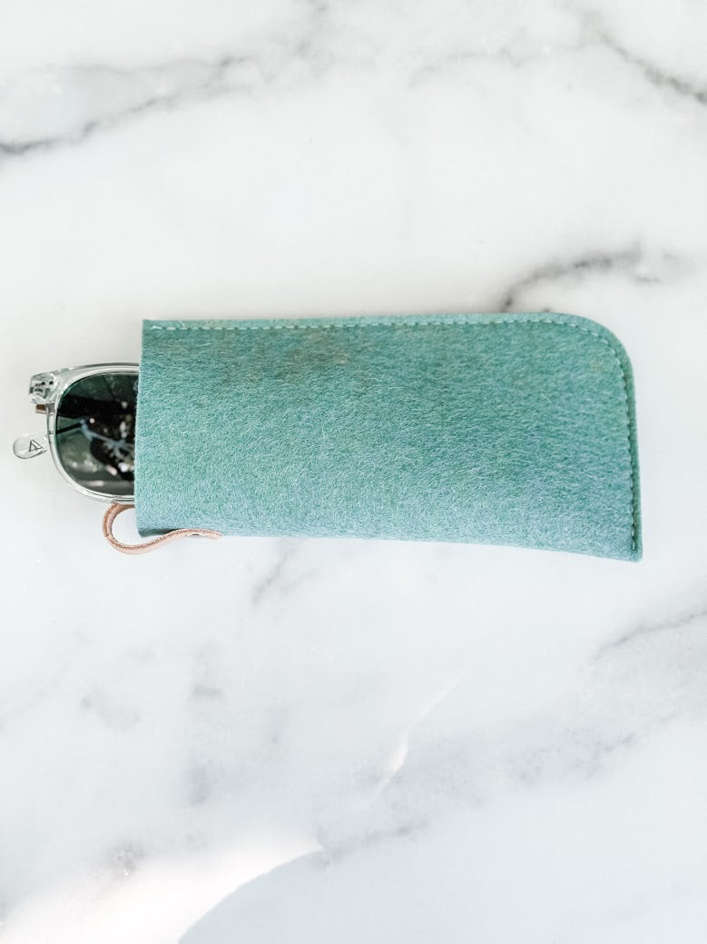 Merino Wool Felt Eyeglass Sleeve