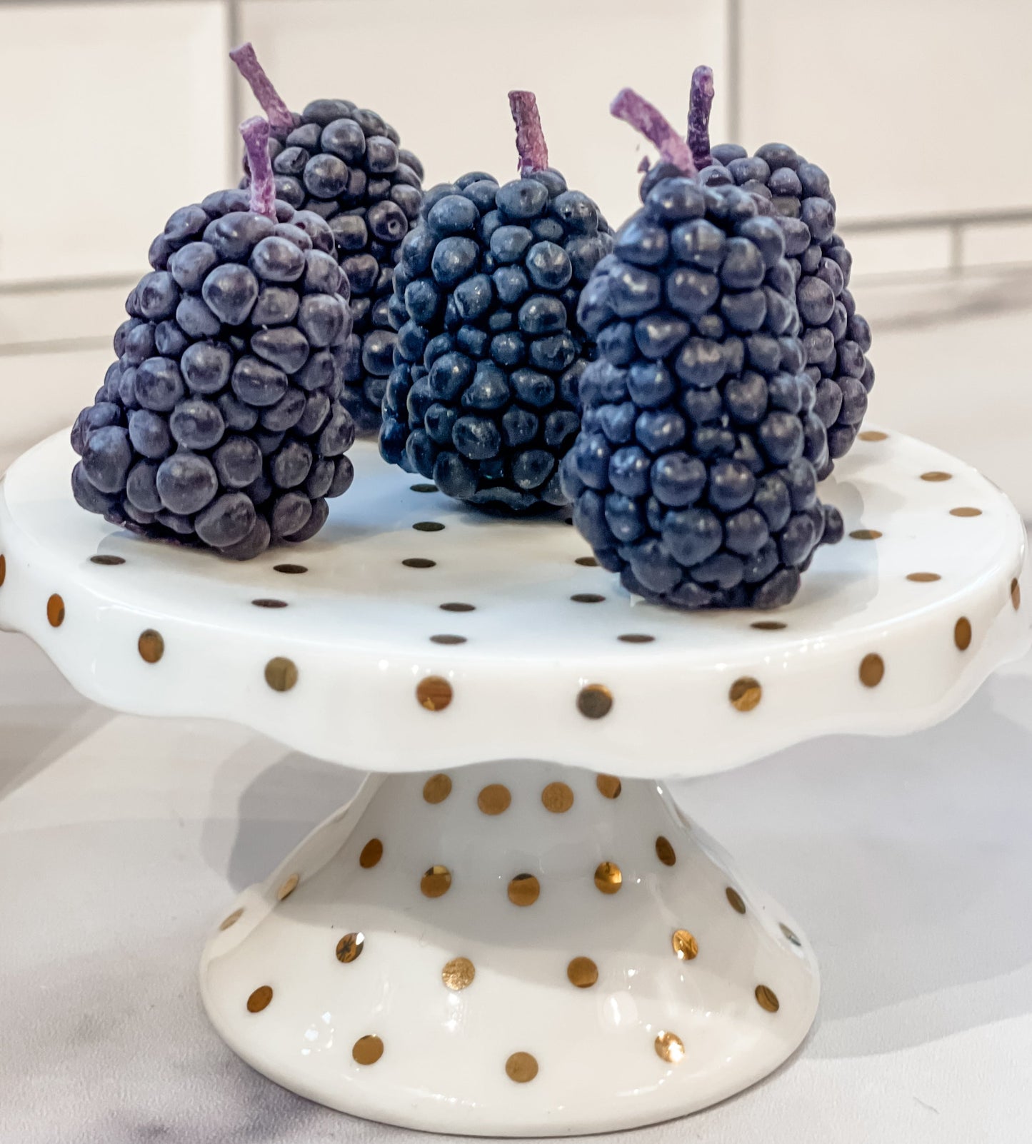 Blackberry Birthday Beeswax Candle