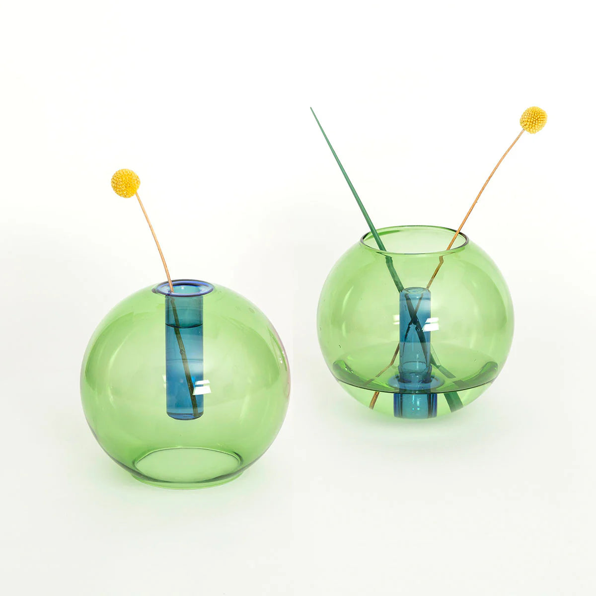 Block Design Bubble Vases
