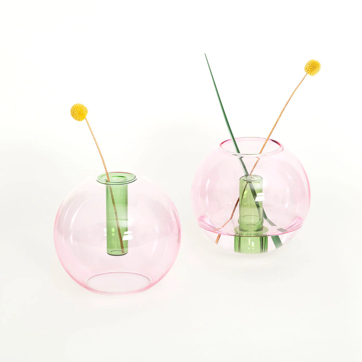 Block Design Bubble Vases