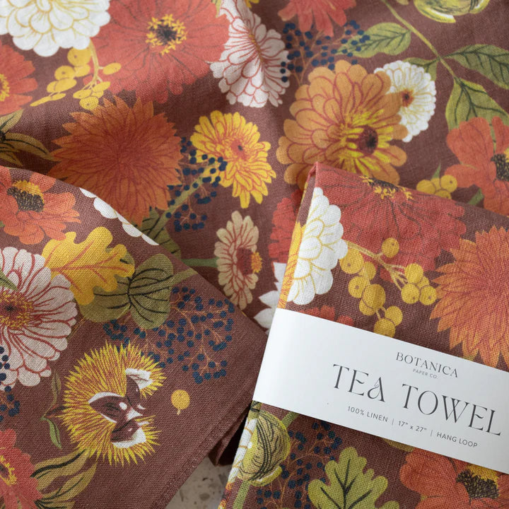 FALL | 100% LINEN TEA TOWEL