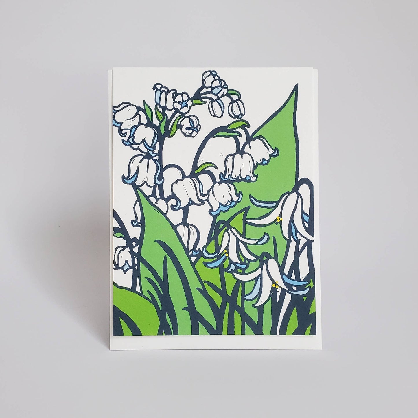 Assorted Spring Woodland Flower Blank Note Card Set of 8