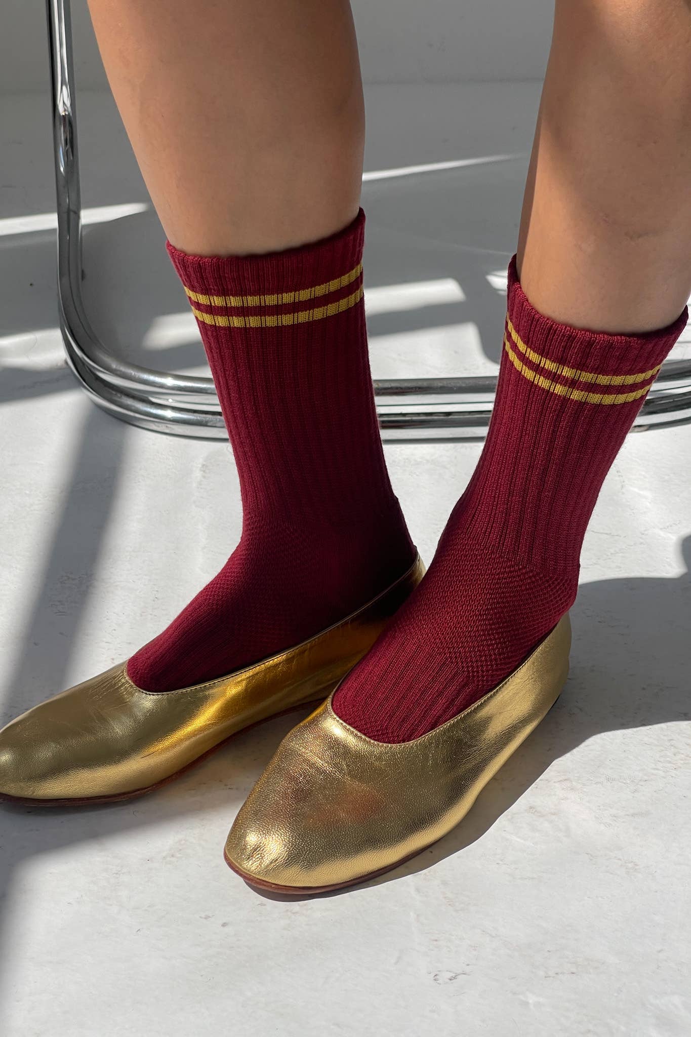 Boyfriend Socks: Parchment