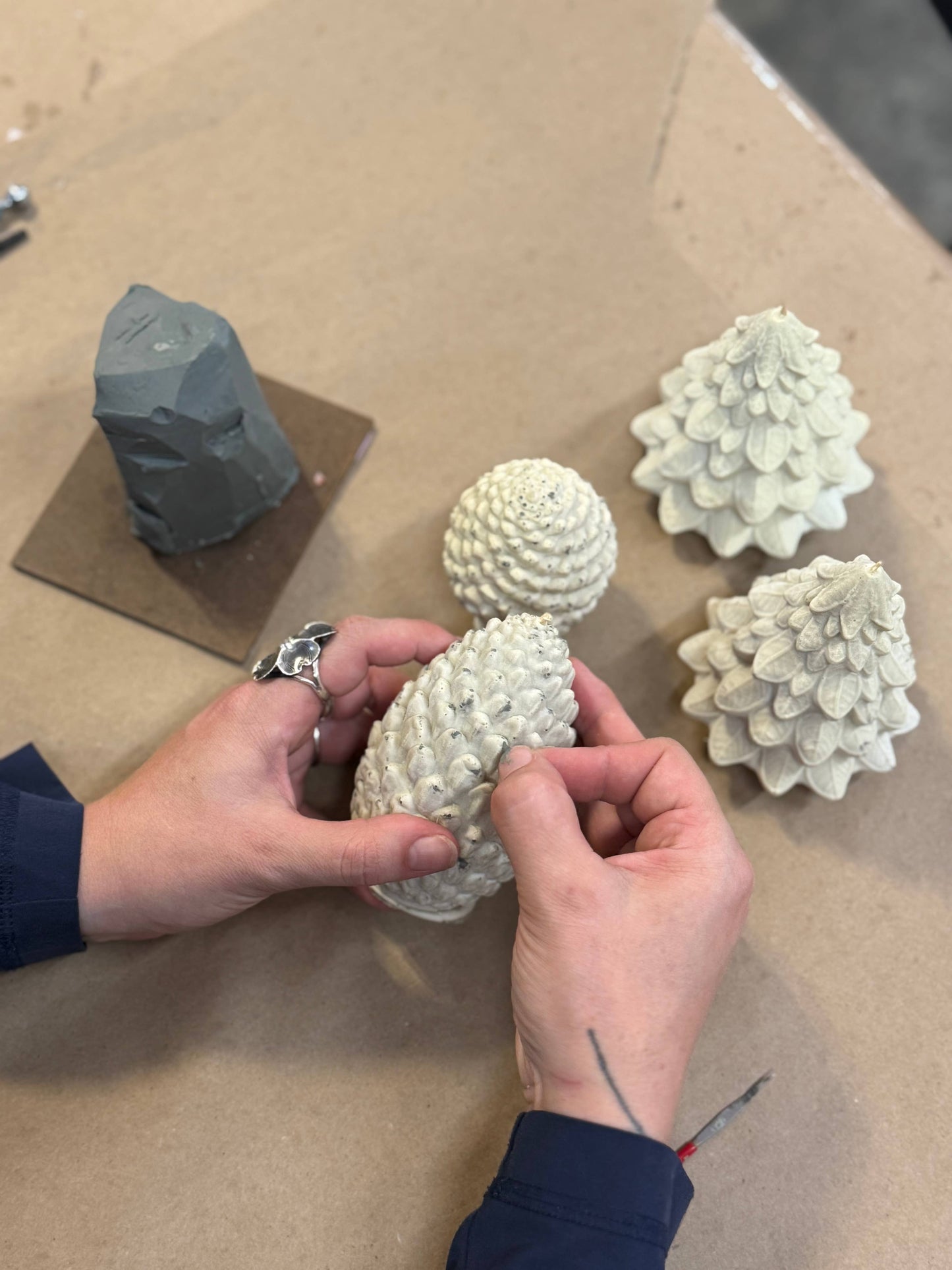Large Beeswax Pine Cone