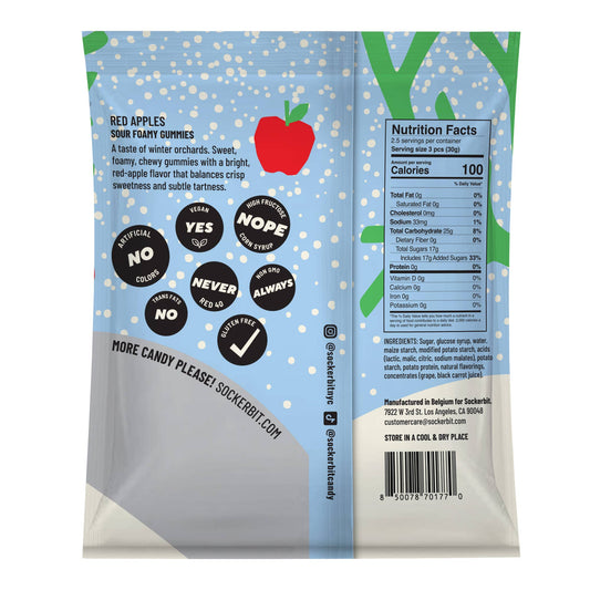 FIZZY FROSTED APPLES Swedish Candy