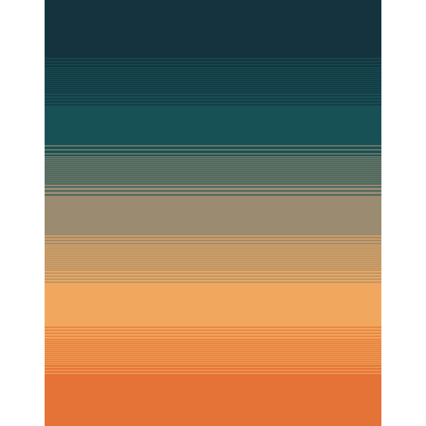 Aloha Ombré Throw Blanket