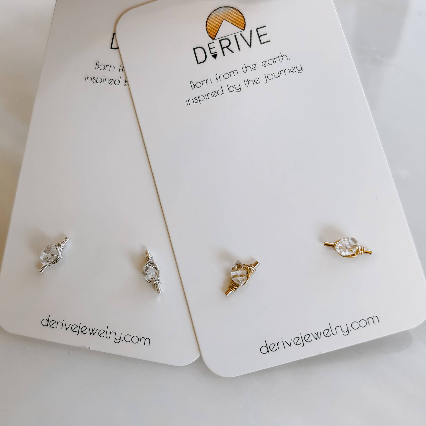 Stardust Post Earrings: 14k Gold Fill