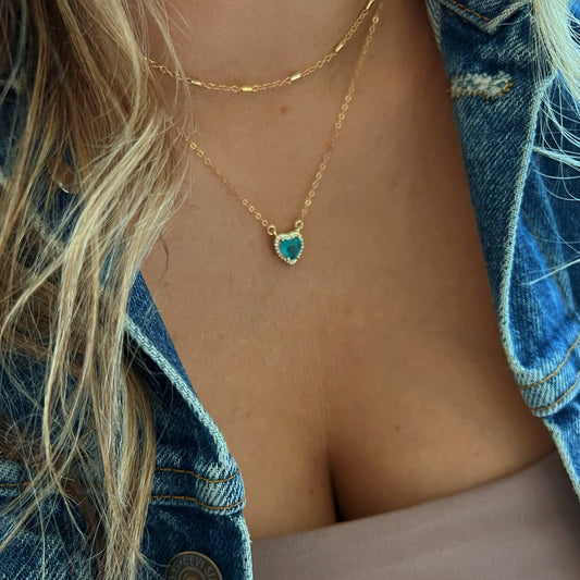 Jake Bar Cable Necklace Gold Filled: 18”