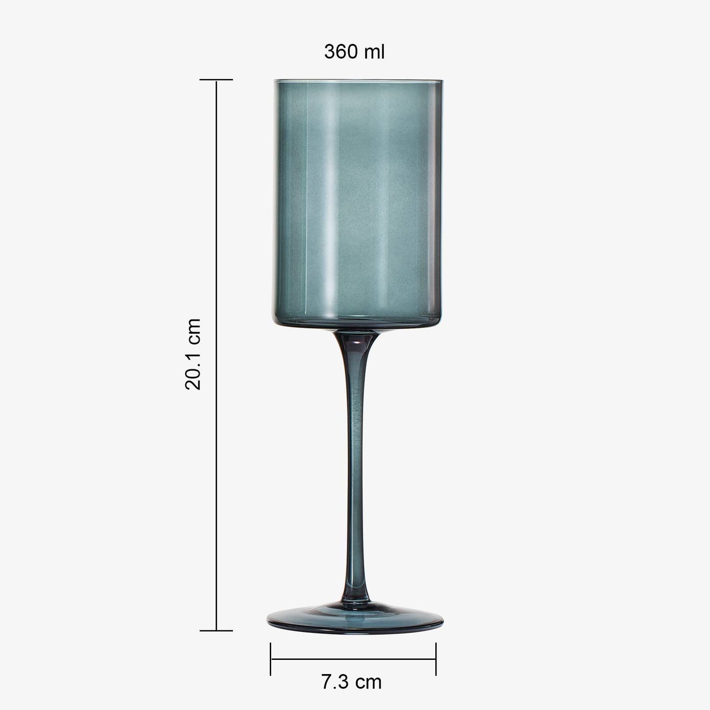 Square Wine Glass – 12 oz