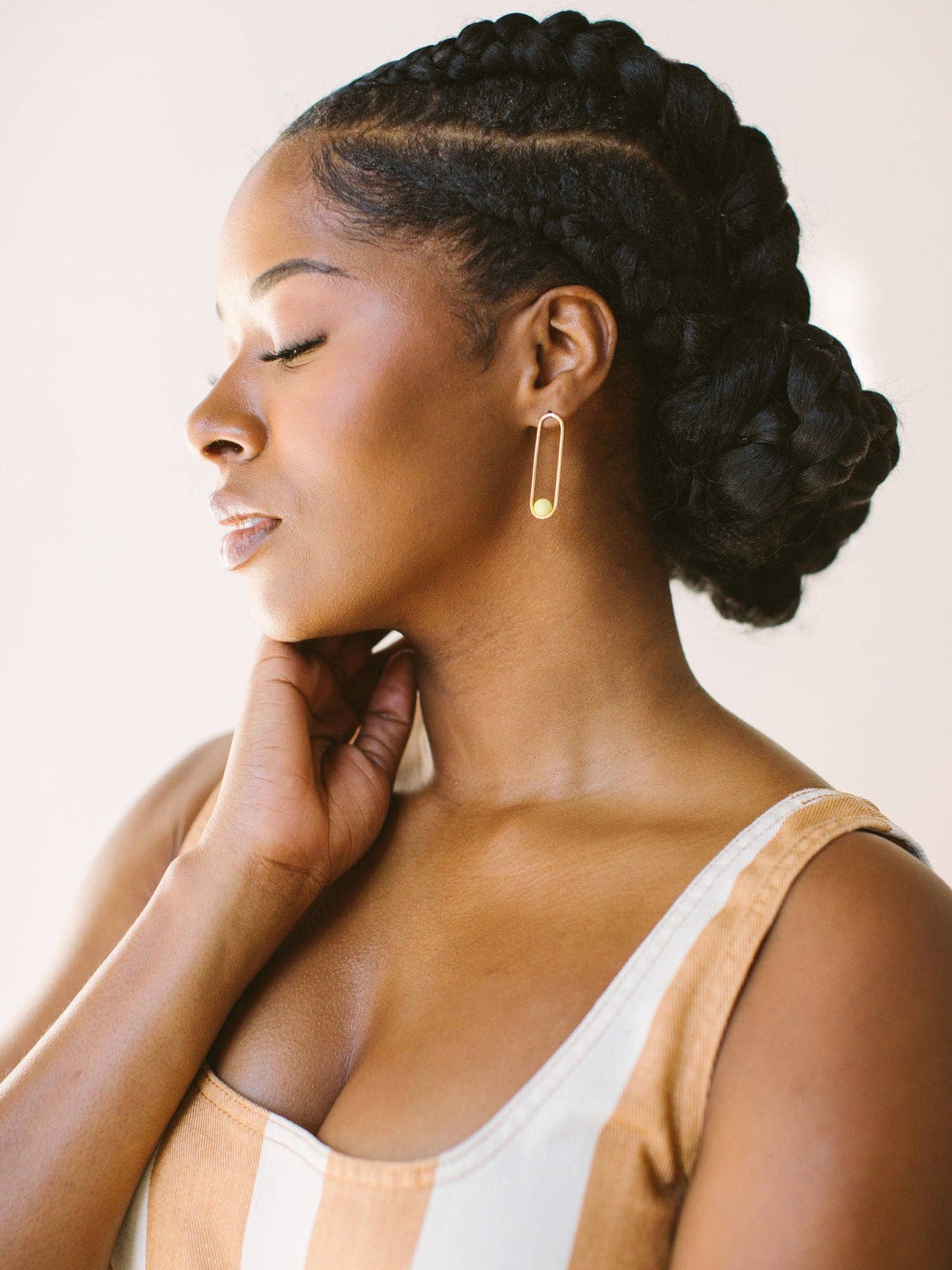 Resort Link Earrings: Sky