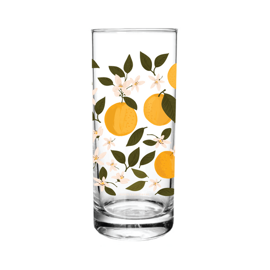 Orange Orchard Juice Glass 7 oz