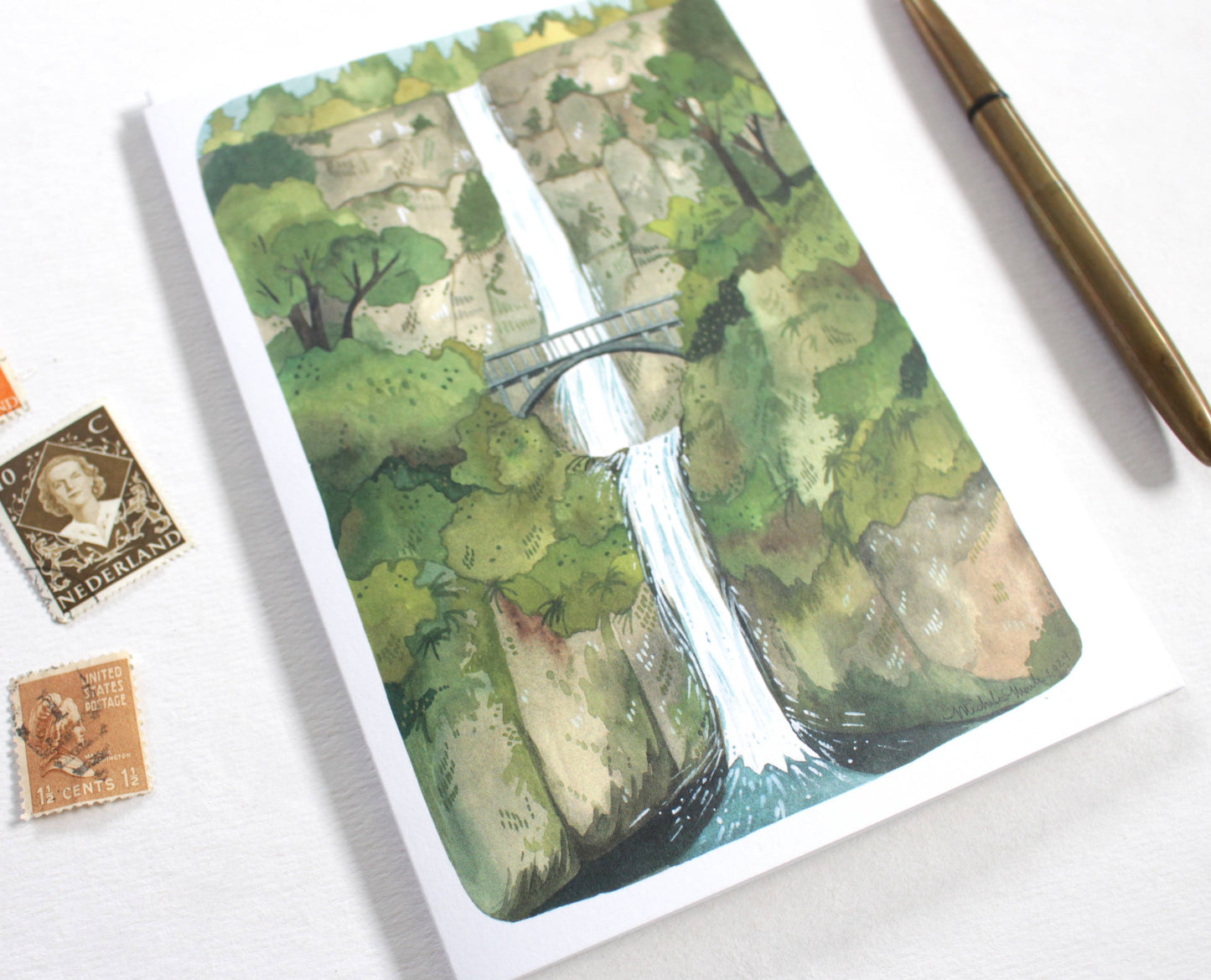 Multnomah Falls Greeting Card