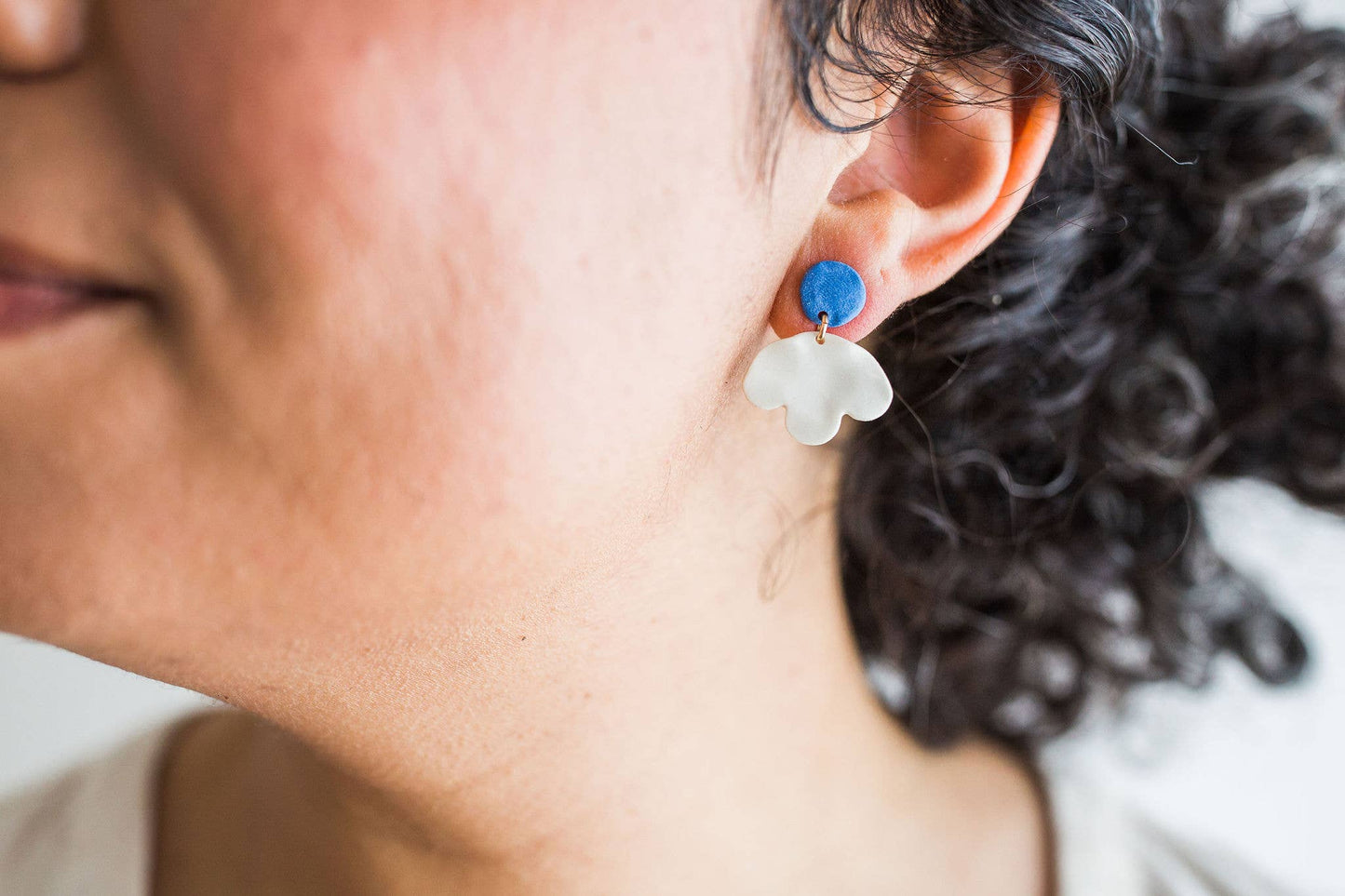 Porcelain Snowdrop Earrings