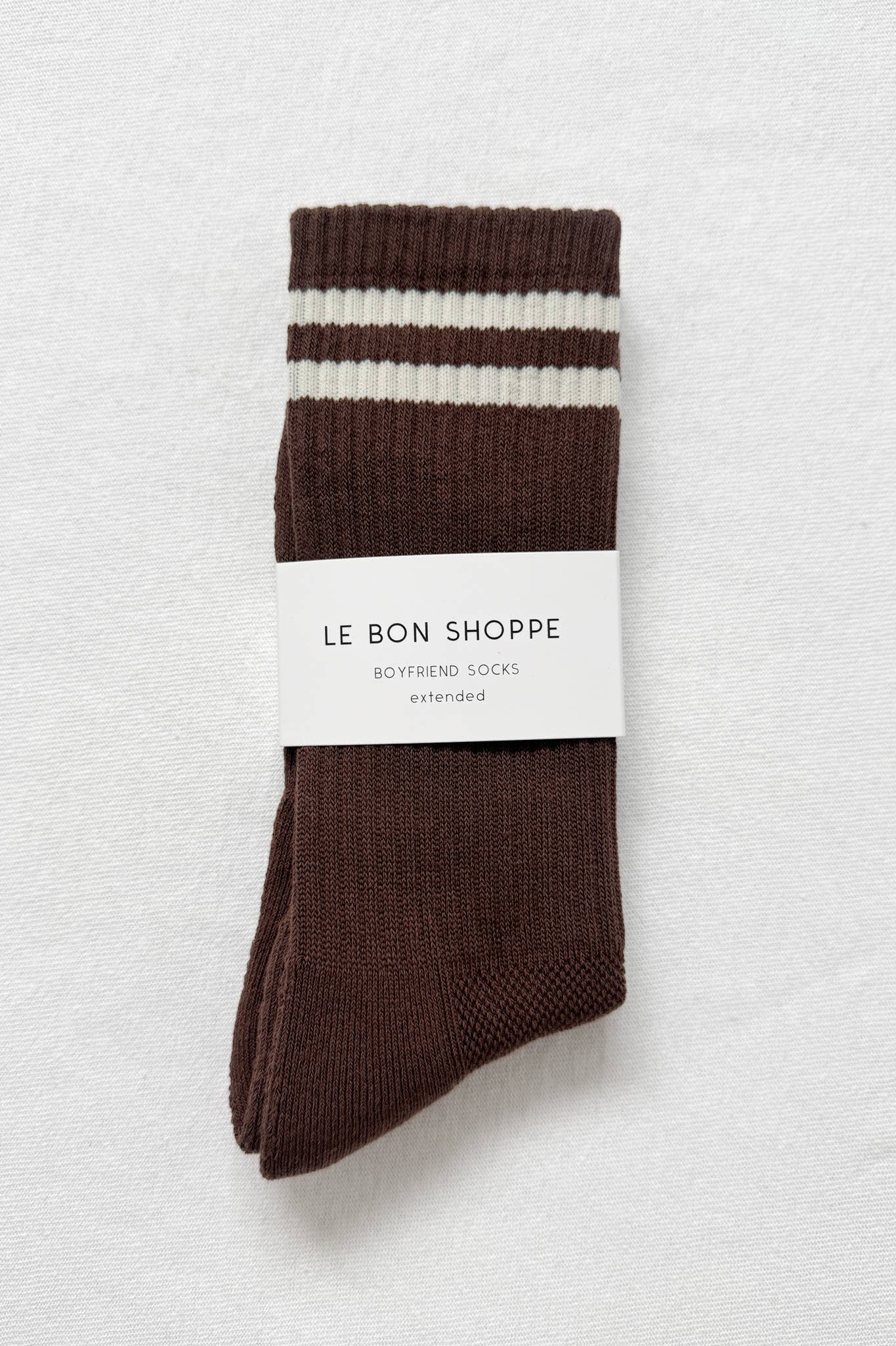 Extended Boyfriend Socks: Maroon