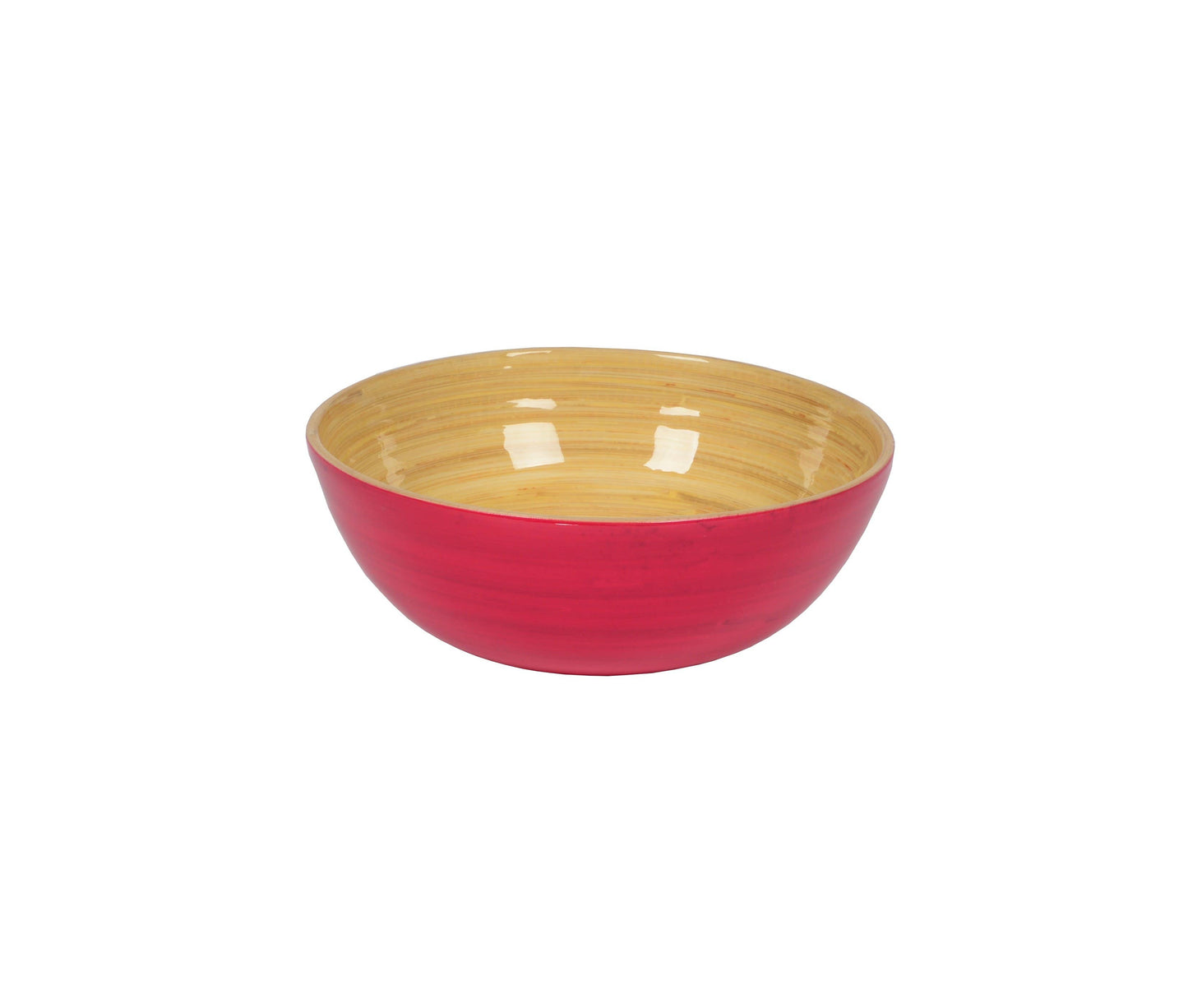 Bamboo Salad Bowl: Red