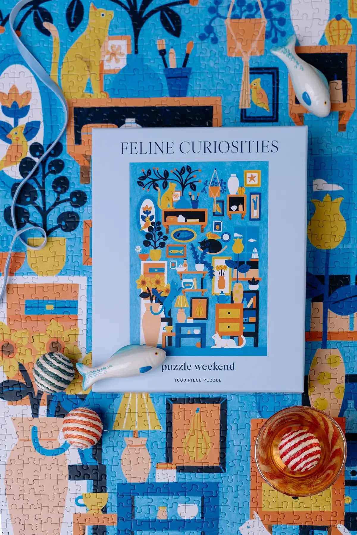 Feline Curiosities 1000 Piece Jigsaw Puzzle