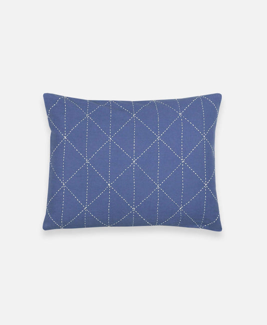 Small Graph Throw Pillow: Slate