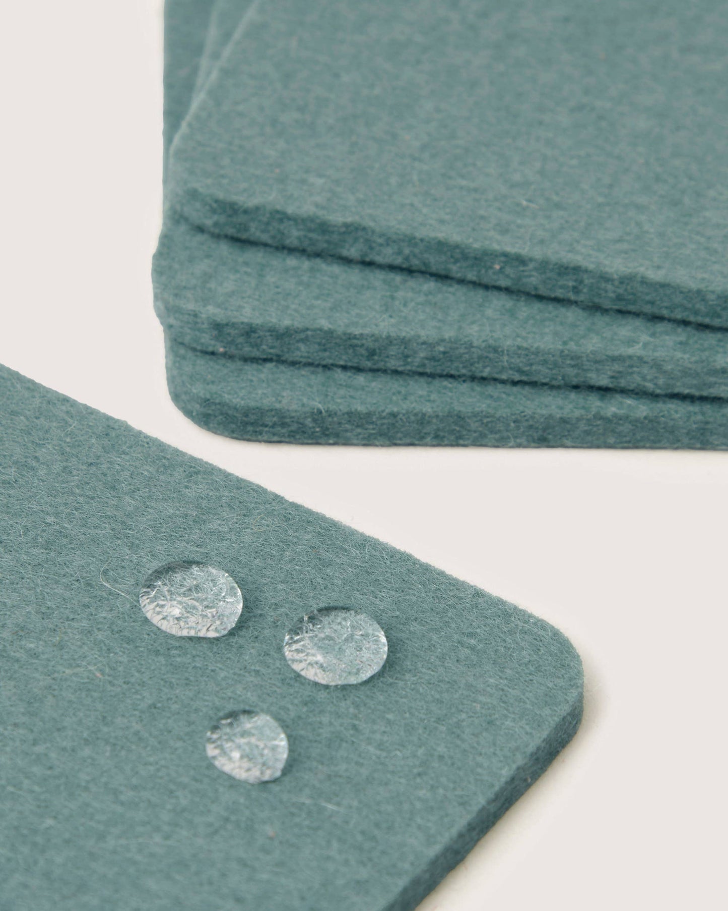 Spruce: Merino Wool Square Coasters
