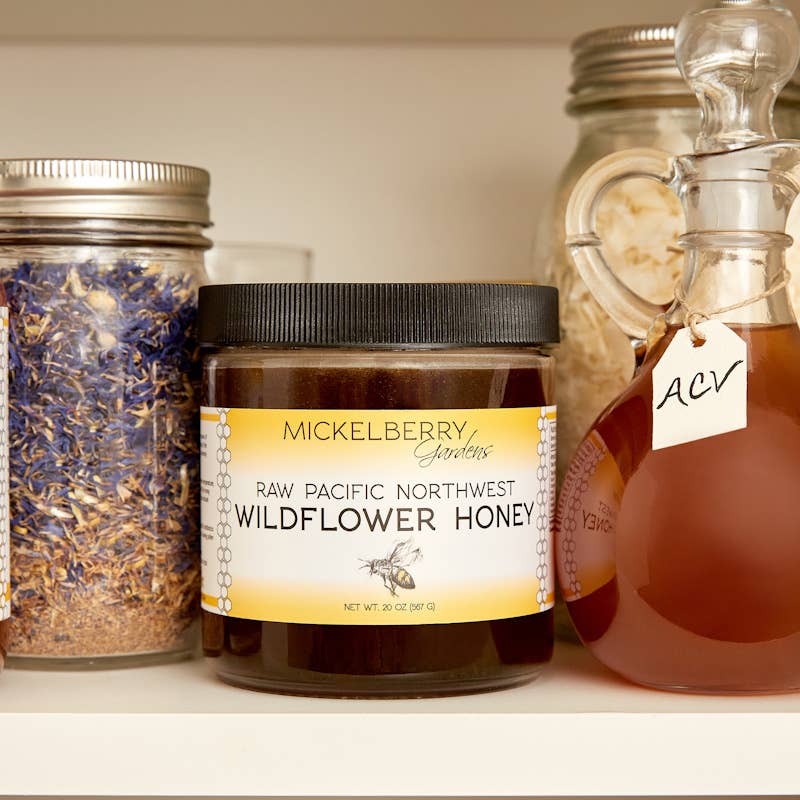 Raw Wildflower Honey: 12oz