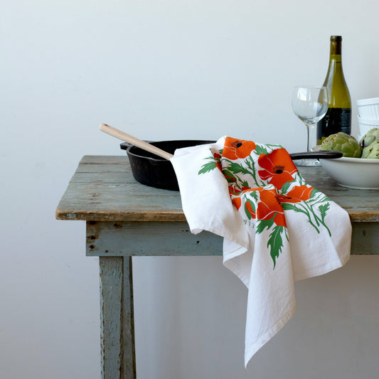 Poppy Tea Towel