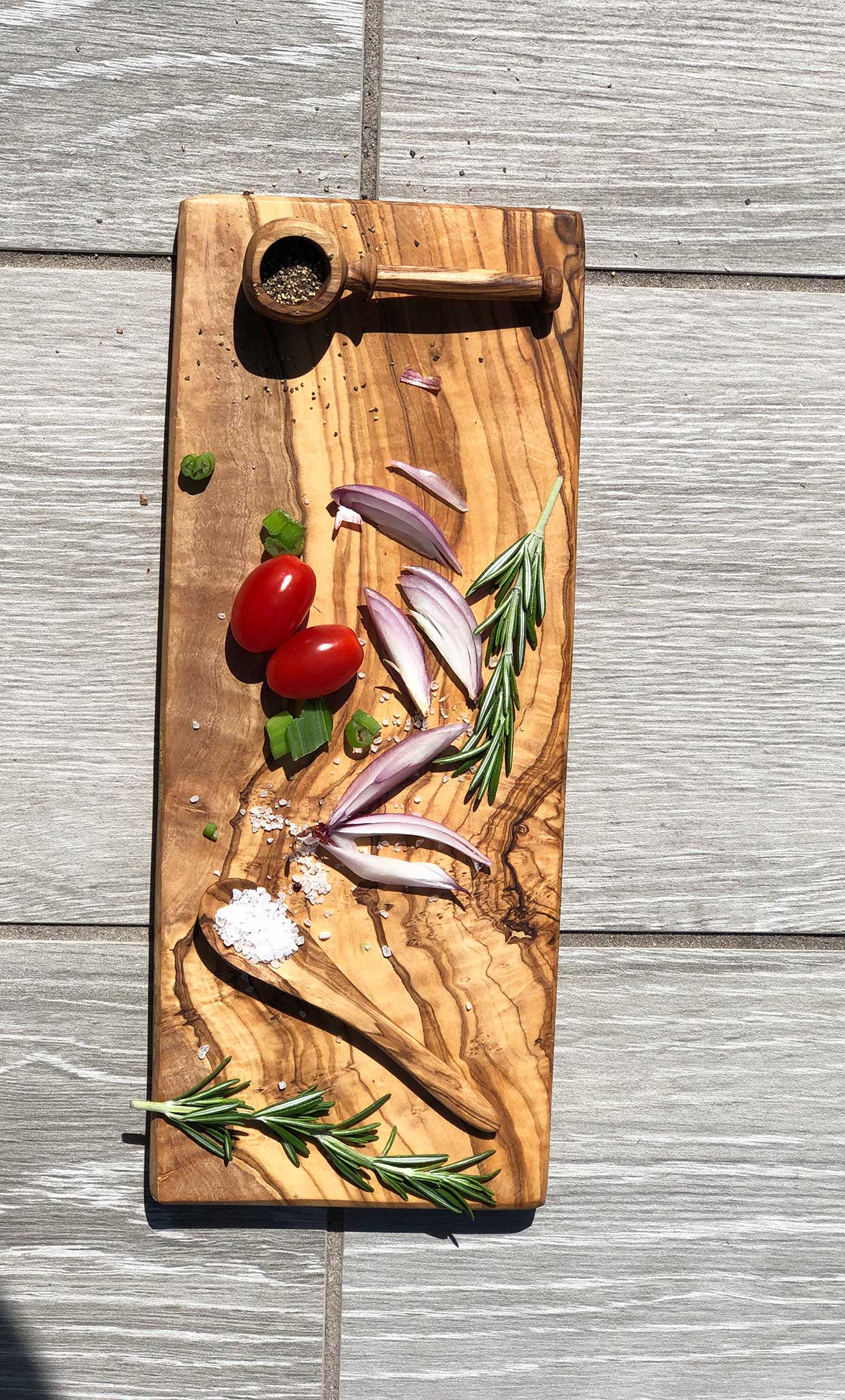 Olive Wood Rectangle Cheese Board