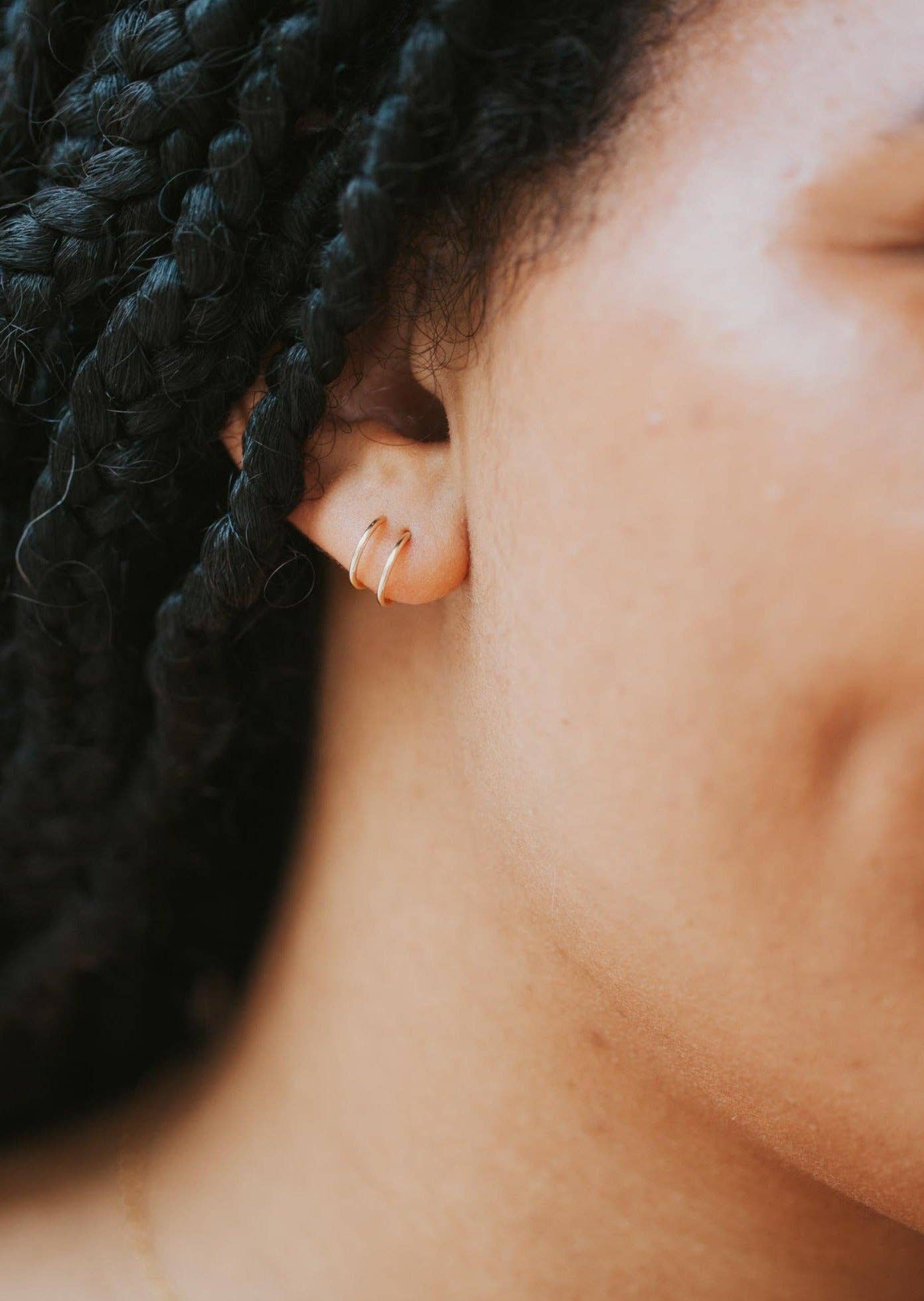 Double Up Posts | 6MM / 14kt Gold Fill