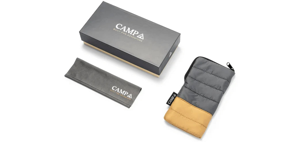 CAMP Cove Sunglasses - Matte Crystal/Walnut