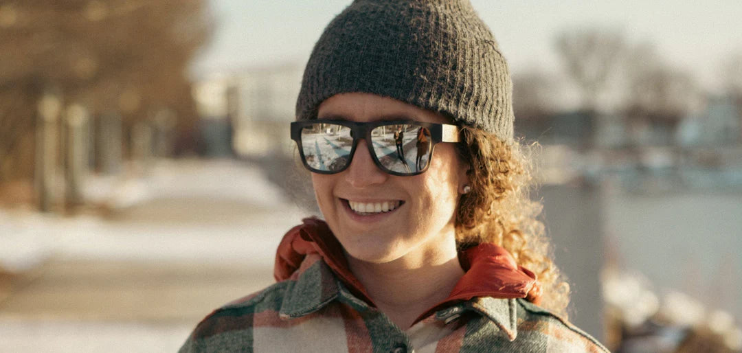 CAMP Cliff Sunglasses - Matte Perl Grey/Walnut