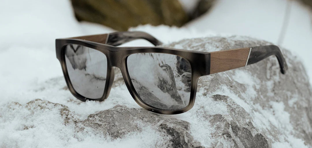 CAMP Cliff Sunglasses - Matte Perl Grey/Walnut